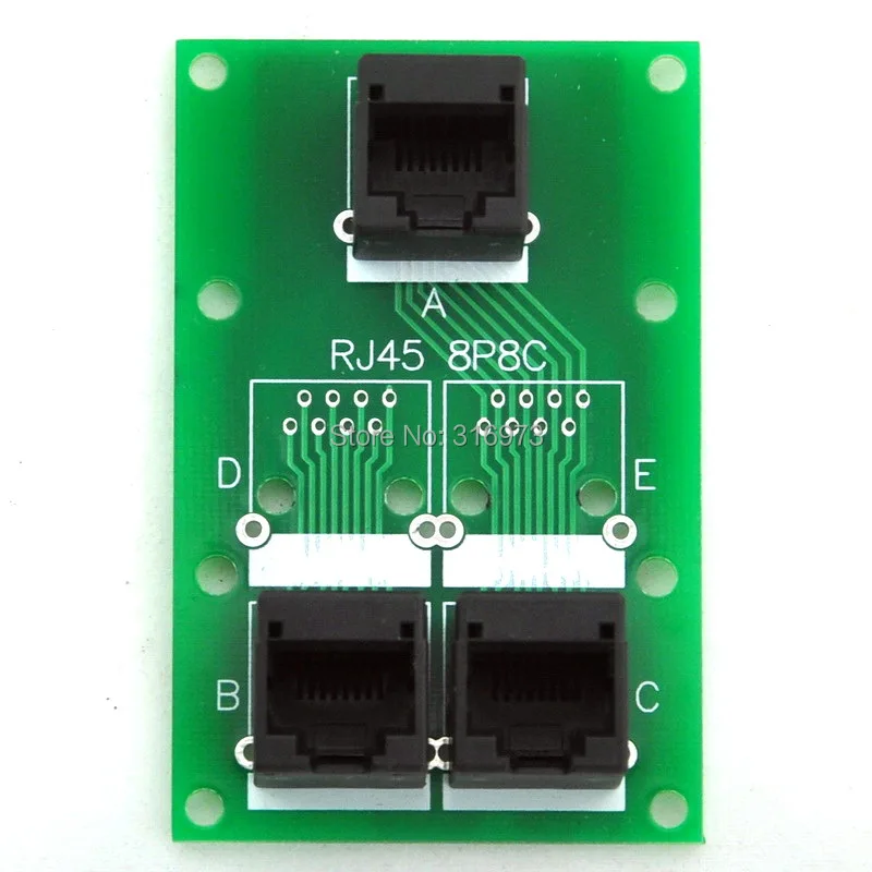 Rj45 8p8c сплиттер, 3 Домкраты разъем, Басс доска