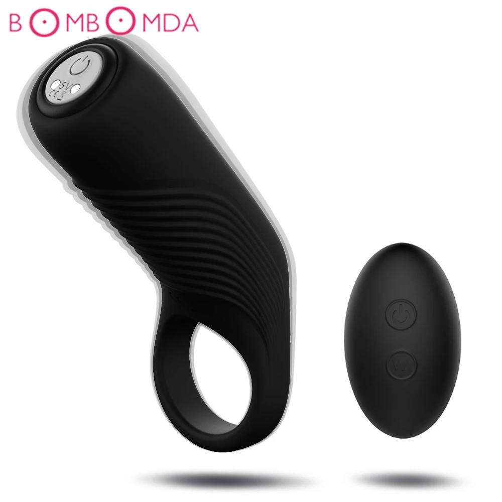 Wireless Remote Control Vibrating Penis Rings Delay Ejaculation Time Lasting Male Chastity Device Powerful Cock Vibrators | Красота и