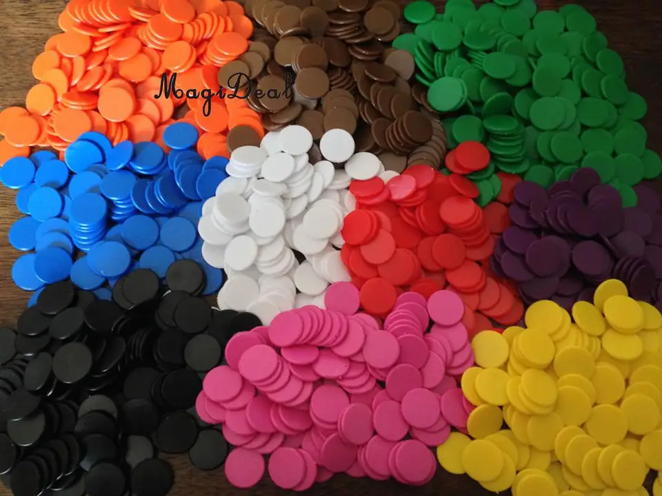 15mm Counters Tiddlywinks Educational Numeracy Maths Games 10 Colours