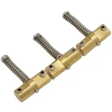 Wilkinson compensado Vintage silletas de puente de latón para FD Telecaster Tele guitarra (paquete de 3)