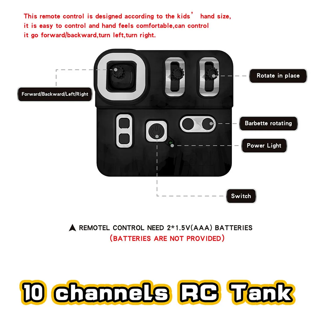 Mofun нержавеющая сталь в сборе Carrinho контроллер Remoto Танк военный автомобиль RC игрушка самоходы здальни стерованы Монстр MAR15