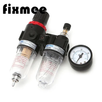 

Air Pressure Regulator Oil/Water Separator Trap Filter Airbrush Compressor AFC 2000 Water Separator Trap Filter