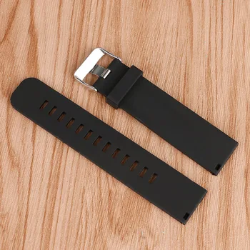 

18/20/22mm Black Military Rubber High Quality Waterproof Ourdoor Silicone Soft Pin Buckle Watch Strap Band Diving Replacement