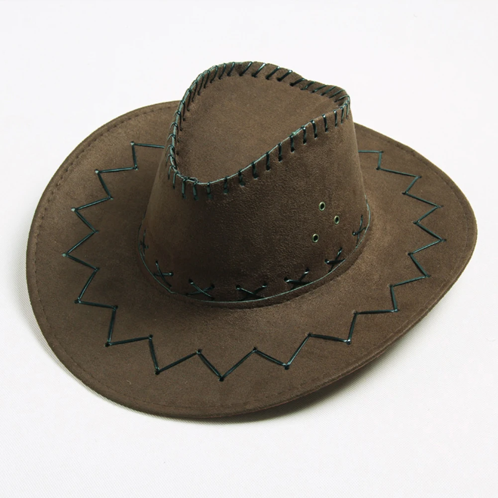 Модная мужская женская модная ковбойская Кепка, одноцветная шляпа с широкими полями для нарядного платья, вечерние