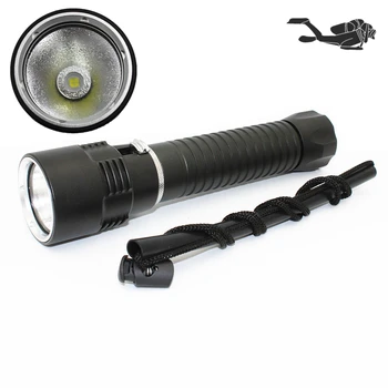 

Diving LED Flashlight Torch XHP50 High Brightness 2500 Lumens Underwater 100M Waterproof Diving Flashlight