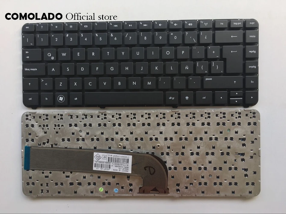 LA Latin Keyboard For HP Pavilion DV4 DV4-3000 DV4-4000 DV4-4100 black without frame laptop layout | Компьютеры и офис