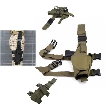 

Adjustable Military Airsoft Holster Hunting Tactical Pistol Drop Leg Holster Thigh Gun Holster Right hand For Glock 17 Colt 1911