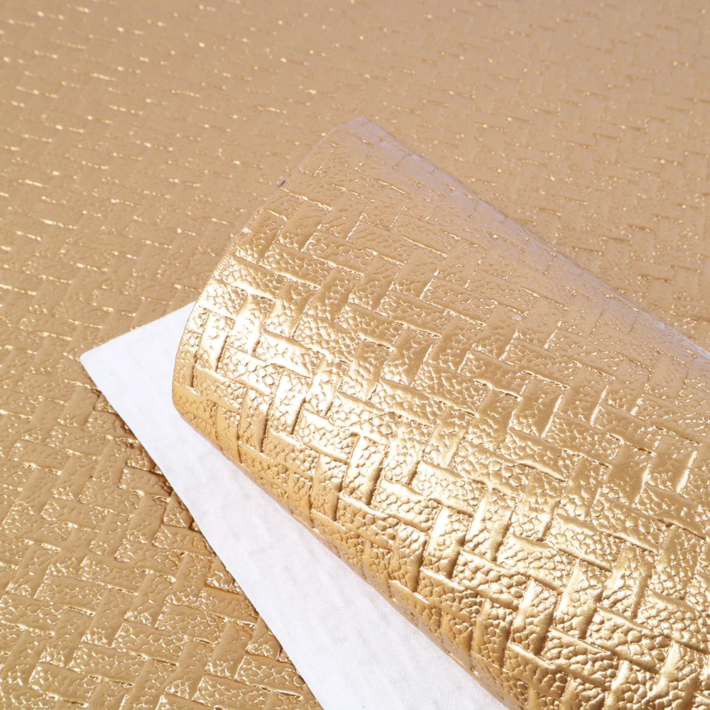 

New 30*140cm Bump Woven Vein Synthetic Leather Sequins Patchwork Bag Shoes Handmade Phone Case DIY,1Yc6673
