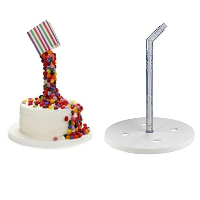 Creative Anti-gravity Cake Rack Plastic Cake Frame Ice Cream Cake Stand Baking Fondant Tools Cake Decoration Mould1