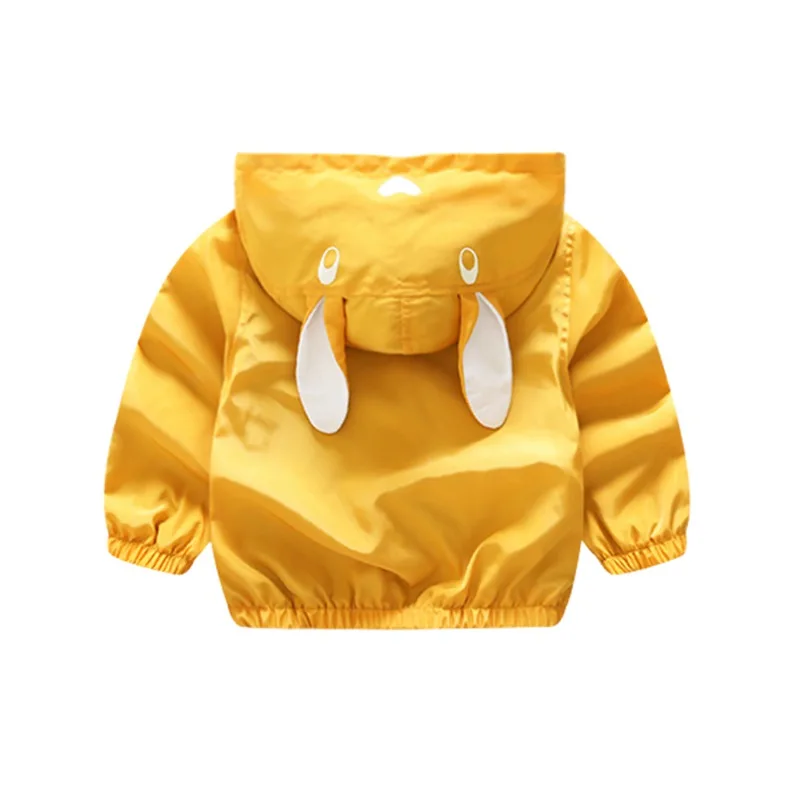 COOTELILI/Повседневная Верхняя одежда; плащ с милым кроликом; детская одежда для мальчиков; Весенняя ветровка; куртка для девочек; одежда для детей