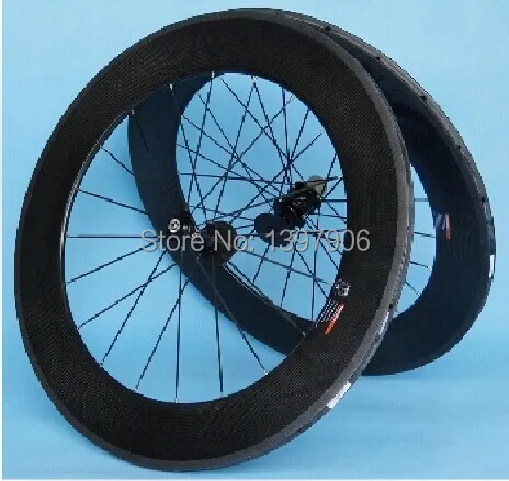 Flash Deal carbon wheelset road bikes 88mm 23mm width OEM carbon tubular wheels for road bicycle ultra light novatec hubs 291/482carbon rim 1