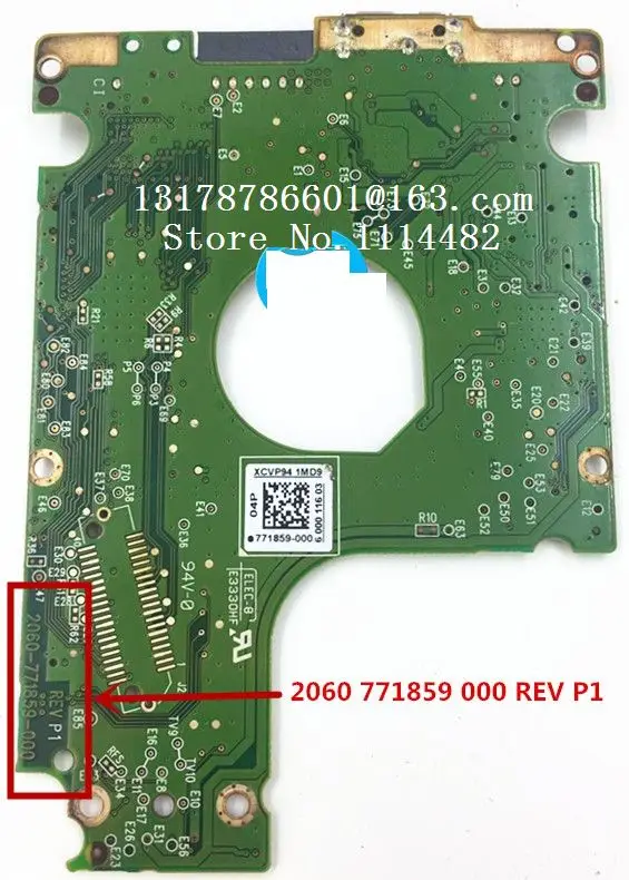 

PCB logic board 2060-771859-000 REV P1 for WD 2.5 USB hard drive WD5000LMVW repair data recovery 2060 771859 000 REV P1