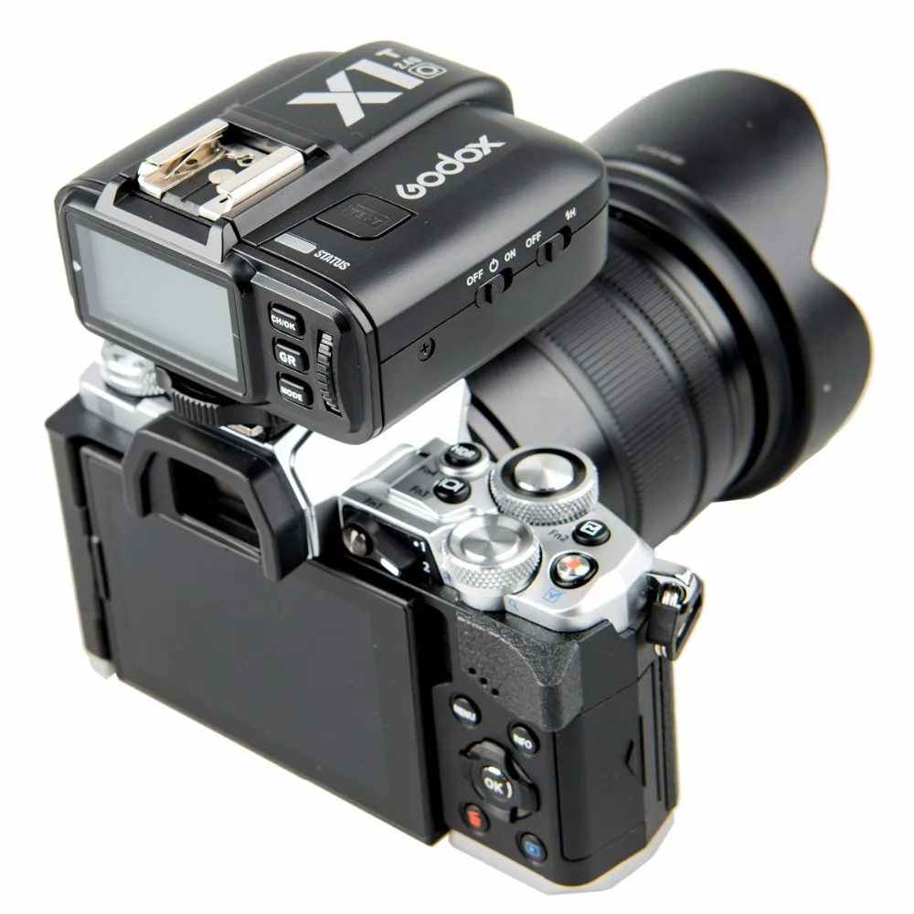 GODOX X1T-O ttl триггер стробоскопа 1/8000s HSS 32 Каналы 2,4G Беспроводной ЖК-дисплей трансмиттер триггер для вспышки для цифровой камеры Olympus Panasonic