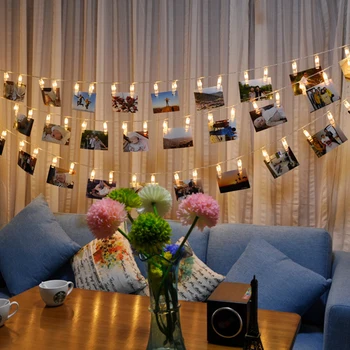 

3M 20 LED New Year String Lights Natal Decorative Light for Christmas Photo Clip Light Wedding Birthday Party Decor