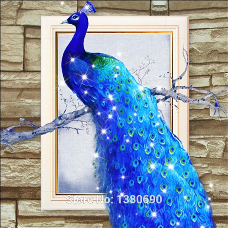 -50-35cm-5D-Diamond-Painting-Peacock-Diamond-Cross-Stitch-New-Arrival-Diamond-Rrhinestone-Pasted-Painting