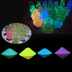 Флуоресцентные фосфоресцирующие игрушки DIY портативный Темный супер яркий домашний прочный светящийся песок пигмент порошок Вечерние