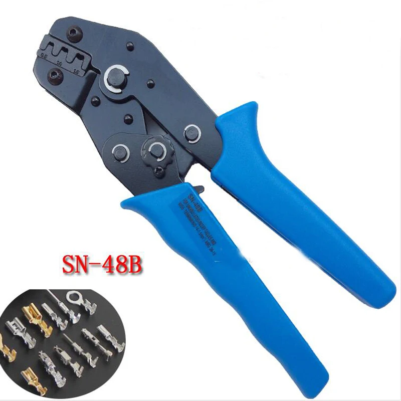 

Crimping pliers 2.8 4.8 6.3 Plug in spring terminal clamp 5557 pliers hand tool