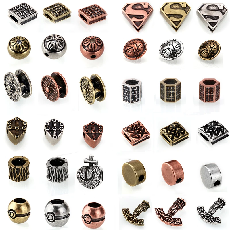 

Metal Spacer Beads Spacers Plating Gold/Silver Color Loose Bead Findings Diy Jewelry Making Bracelet Earring Fashion Accessories