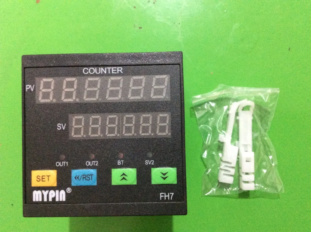 

Original Mypin 80-265V AC/DC 6 Preset Digital counter Meter 10KPCS Relay Output FH7-6CRNB 72HX72W Free Shipping