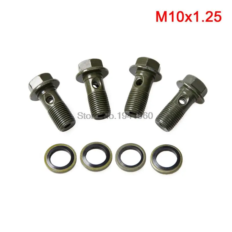 2pcs m10x1 25 brake banjo bolt for nissin brake master cylinders and nissin brake