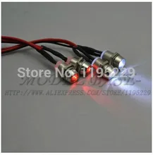 4Leds LED Light Set Headlight Taillight for RC Car Truck Tank HSP Tamiya SAKURA D3