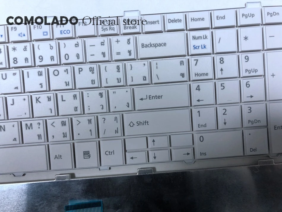 TI Thailand White Laptop Keyboard For Fujitsu Lifebook A530 AH530 A531 NH751 White TI Layout -2