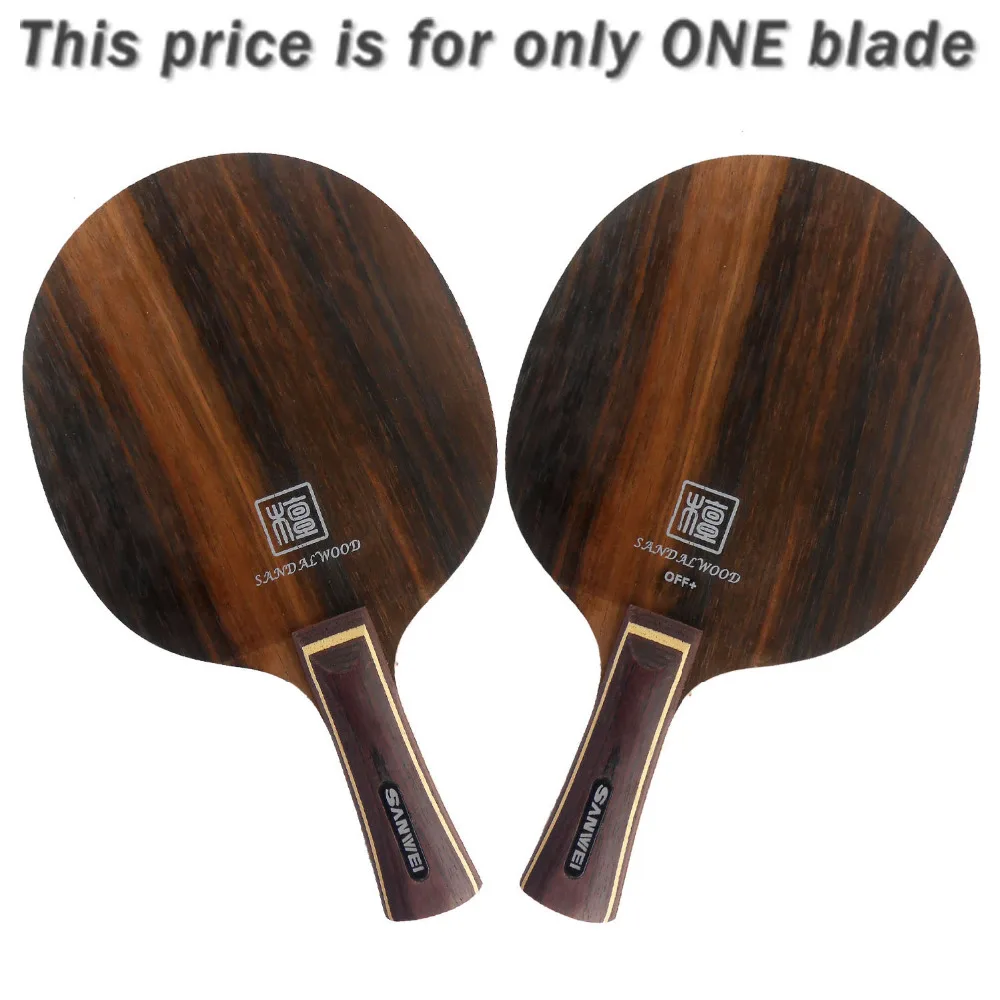 

Sanwei H5 SANDAL WOOD H-5 Ebony-5 Attack-Loop OFF+ Table Tennis Blade for PingPong Racket
