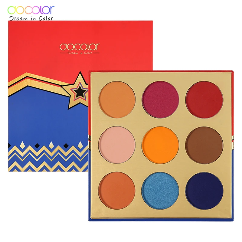 

Docolor Charming Eyeshadow 9 Color Makeup Palette Matte Pigmented Eye shadow Nude Palette Earth Color Eyeshadow Powder Cosmetics