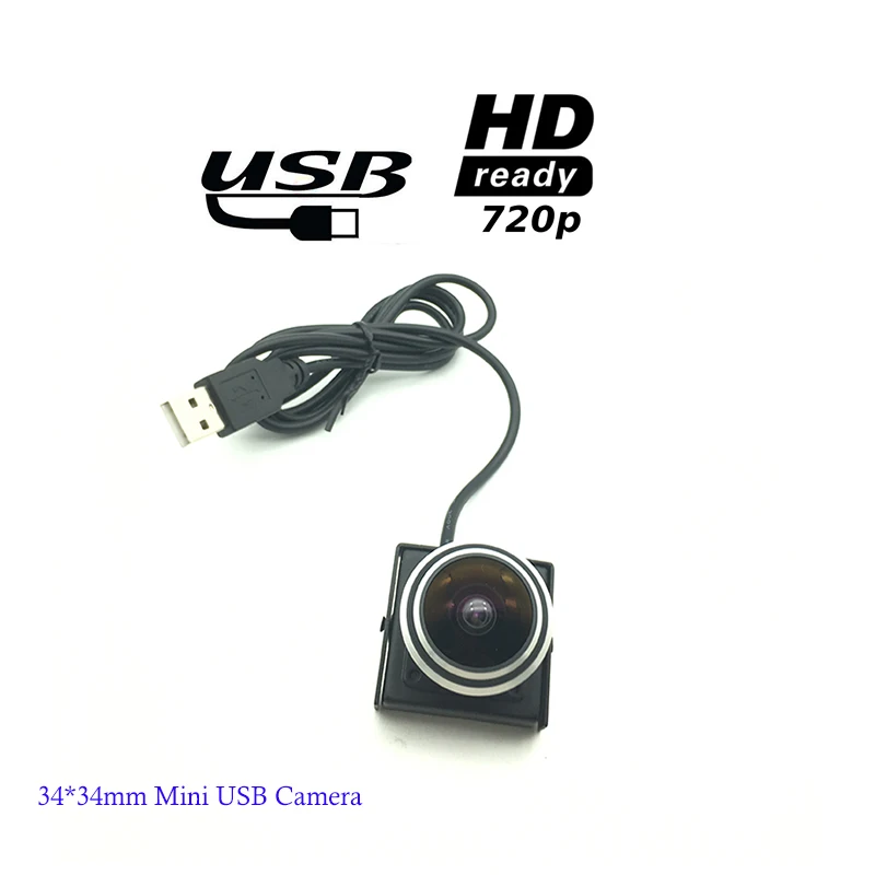 Миниатюрная камера YUY2 MJPEG UVC с широкоугольным объективом 1 78 мм мини USB аудио