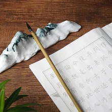 Цзиндэчжэнь керамические камни для сада камней предметы интерьера ПЭТ четыре ручка miniasнакидка украшения чернила картина от руки кустарник в