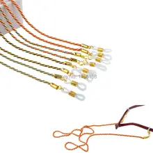 20 шт. из золотистого металла солнцезащитные очки строка с красочными нейлон очки для чтения шнур для очков шейный ремень Чиан