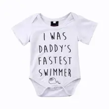 New child Child Boys Ladies Clothes Cotton Bodysuit Jumpsuit Quick Sleeve Letter Informal Child Summer season Garments Outfits 0-24M