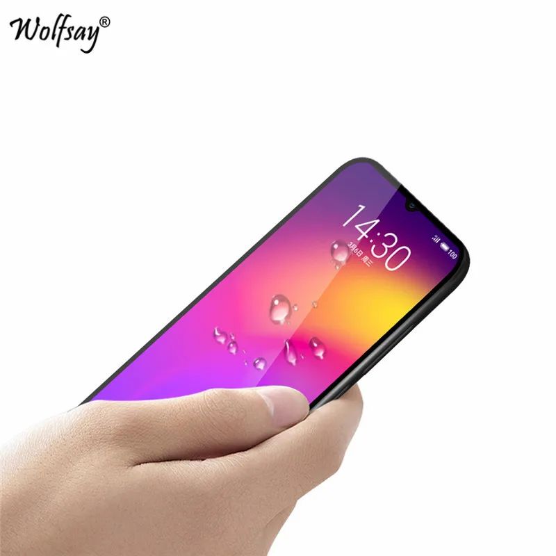 2 шт. полное клеевое покрытие стекло Meizu Note 9 Защита для экрана закаленное пленка