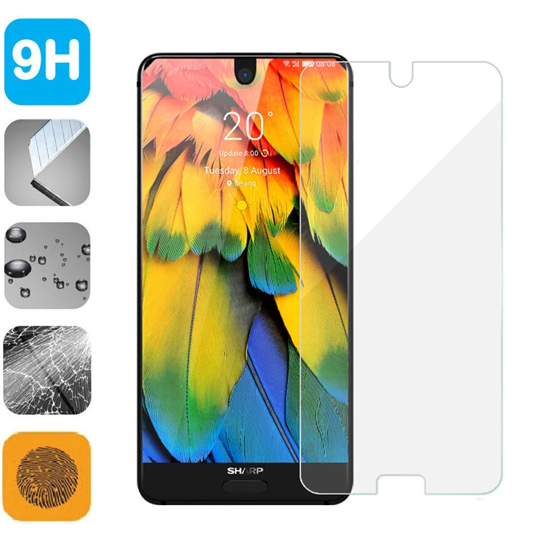 

9H Tempered Glass LCD Screen Protector Shield Film for Sharp Aquos S2 Clear Anti-scratch Cover Accessories