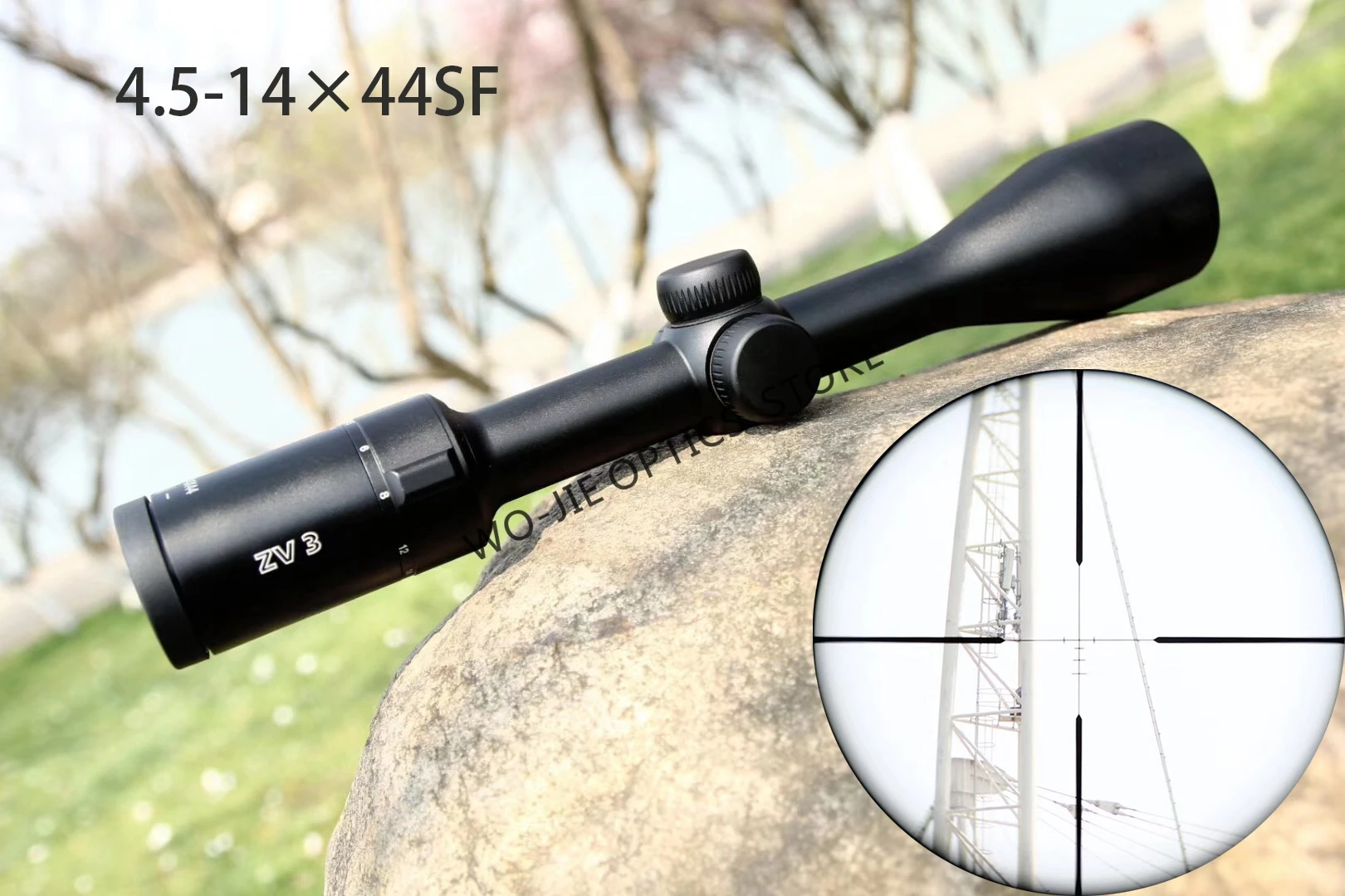 MINOX 4.5-14X44SF BDC Tactical Riflescope rifle air red dot airsoftsports tactical Rifle Sniper Optic Sight Hunting Scopes sight