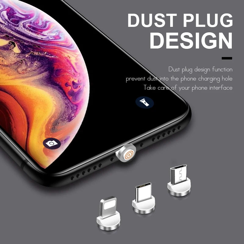 Магнитный usb-кабель Suntaiho для iPhone XR XS Max X 8 7 6 1,2 м, быстрое зарядное устройство Micro USB Type-C, магнитное зарядное устройство для huawei xiaomi