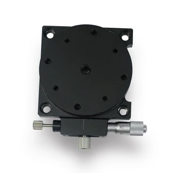 

R Rotation Axis 60MM Platform Bearing Linear Stage Load 29.4N Left Micrometer
