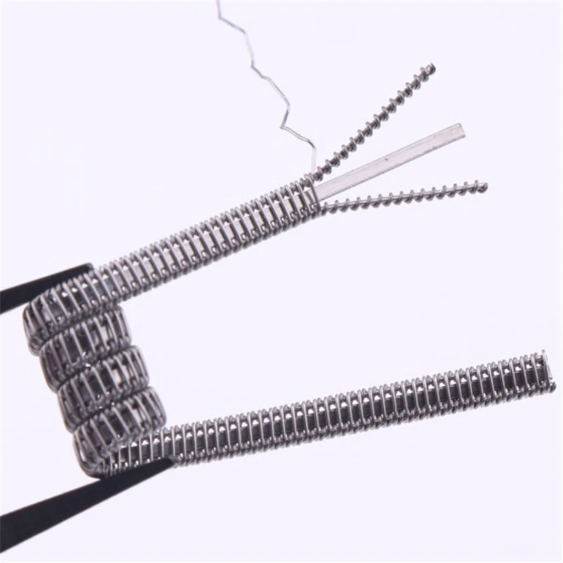 Ni80 Prebuilt Coil Qued Hive Alien Fused Clapton Mix Tiger Flat Nichrome Premade Vape Coil for Resistance Vape DIY Heating Wire Ni80 Prebuilt Coil Qued Hive Alien Fused Clapton Mix Tiger Flat Nichrome Premade Vape Coil for Resistance Vape DIY Heating Wire