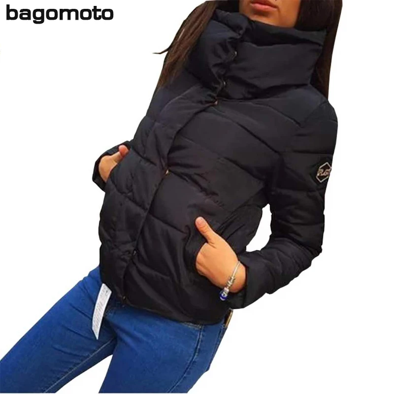 Женская куртка пуховик Bagomoto Повседневная теплая парка на осень и зиму 2019|Парки| |