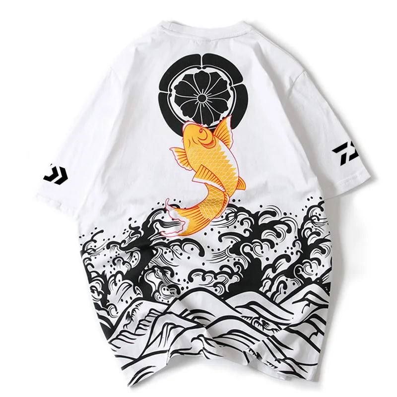 Camisa de Pesca Roupas de Pesca Venda Exclusiva Dawa Antiuv Super Tamanho Roupas Secagem Rápida Verão Manga Longa 2021 4 Roupas de pesca