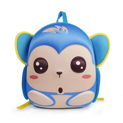 

Schoolbag kindergarten children men and women small backpack cute cartoon camouflage monkey 1-3-5 year old travel backpack