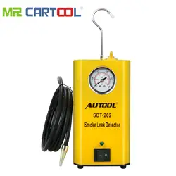 Mr Cartool SDT202 12 V автомобильной дымовые машины труба для авто утечка Определитель генератор дыма автомобиля смога детектор утечки газа с Barome