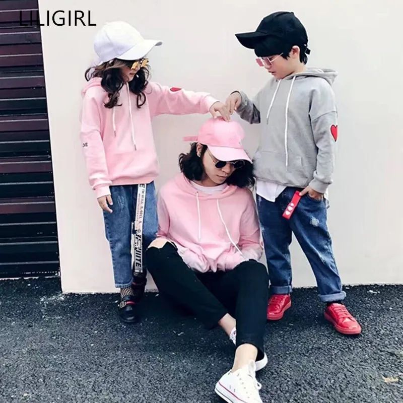 

LILIGIRL Mother and Daughter Sweater Mommy and Me Clothes Family Matching Outfits Look Mom Son Sweaters Women Baby Clothing