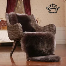 КОРОНА МЕХ Пушистый Коврик из Искусственной Овчины Высокое Качество Теплый и Мягкий Ковер в Детскую Искусственный Мех Ковер на Пол Мягкие ковры 5 Цветов Моющиеся Ковры