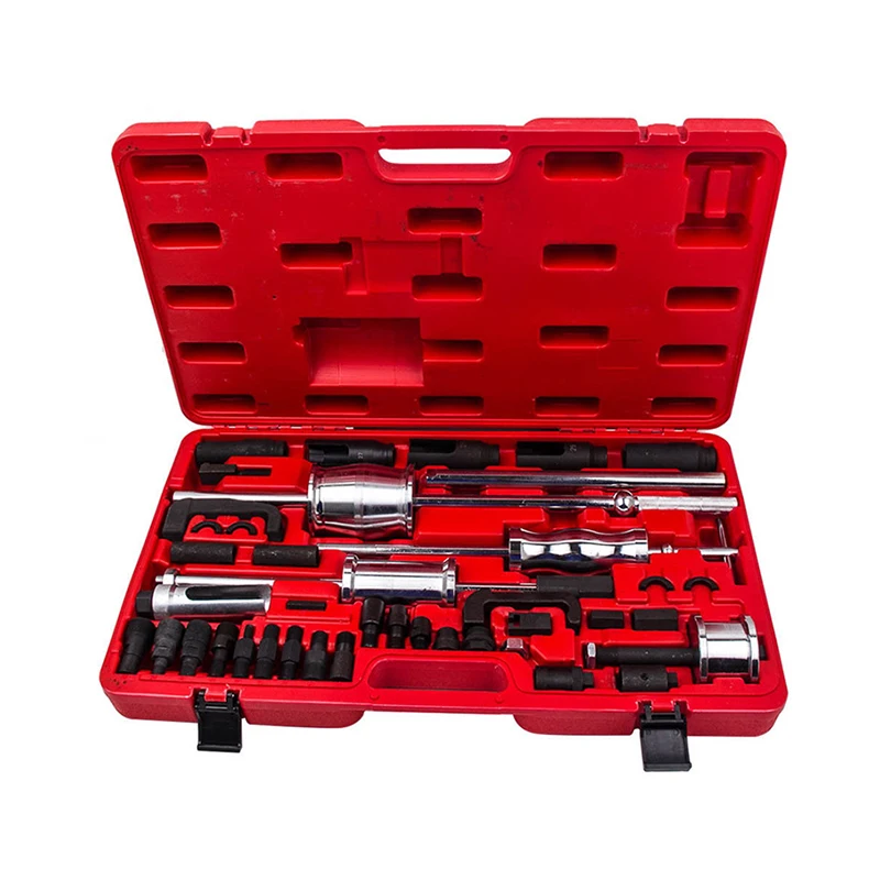 

40pc Master Injector Extractor with Common Rail Adaptor Puller Slide Hammer