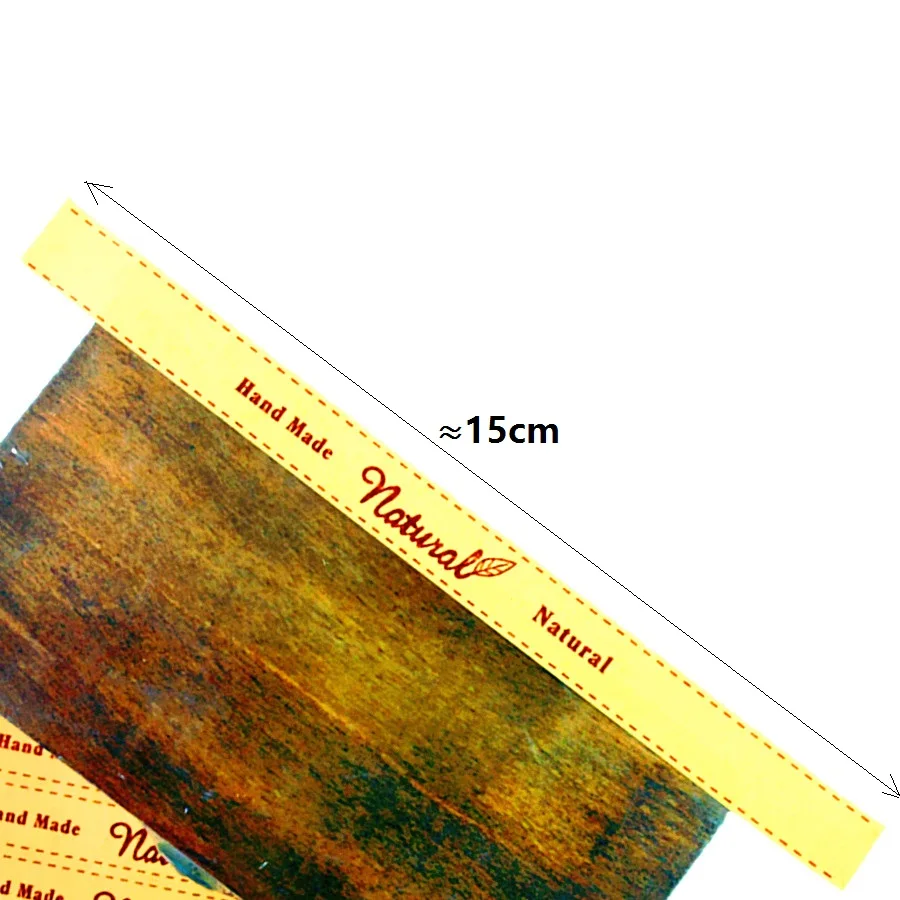 Natural do Vintage Feito à Mão Adesivo de Vedação Lote Série Artesanato Papel Faça Você Mesmo Presentes Postado Cozimento Decoração Etiqueta 300 Pçs - 3 artesanato papel feito à mão adesivo de