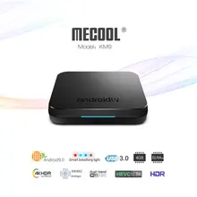 5 шт. MECOOL KM9 Android 9,0 ТВ-бокс Amlogic S905X2 Четырехъядерный 4G DDR3 32G rom 4K смарт-ТВ-бокс с USB 3,0 медиаплеер