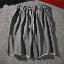 Летние спортивные мужские брюки с пятью центами, чистые, средние, японские, свободные, пляжные брюки, тонкие, для отдыха