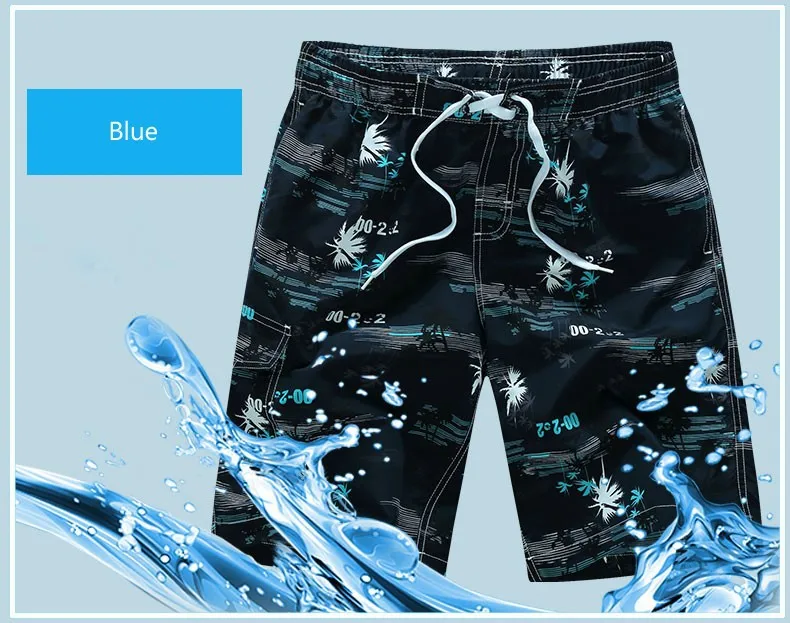 Новые свободные быстросохнущие шорты Masculino мода плюс размер Pantalones Cortos купальные плавки
