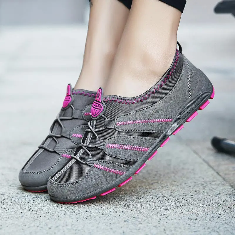 Женские кроссовки; летние дышащие кроссовки для бега; женская спортивная обувь; женские черные кроссовки для тенниса - Цвет: Серый